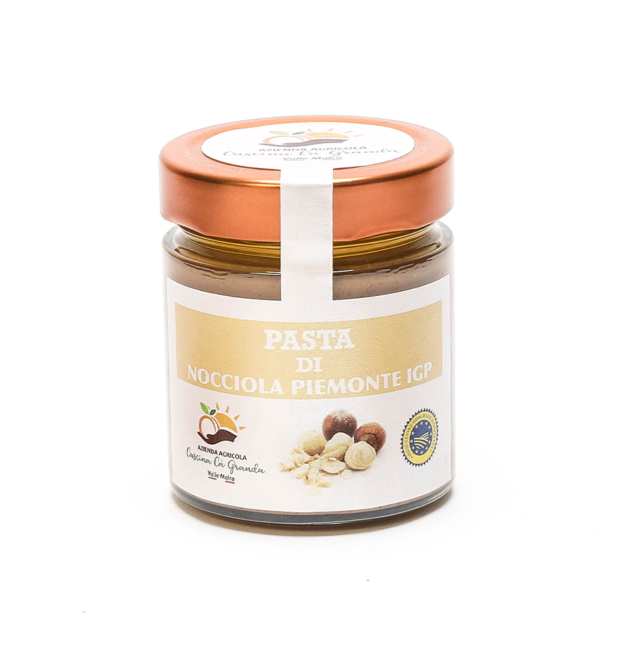 Emozione e territorio: pasta di nocciole al 100%